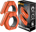 Barbell Clips, Barbell Clamps, Quick Release Olympic Barbell Clamps by Forcefree