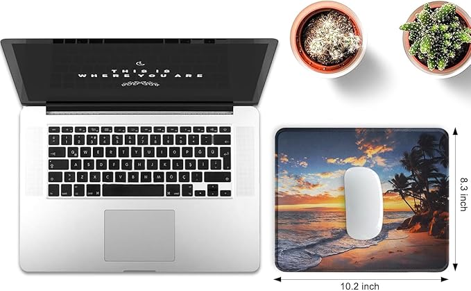 JIKIOU 3 Pack Mouse Pad with Stitched Edge, Comfortable Mouse Pads with - Image 2