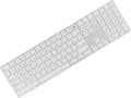 Allinside White Keyboard Cover for 2024 Mac Magic Keyboard by Allinside