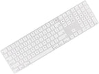 Allinside White Keyboard Cover for Mac Magic Keyboard by Allinside