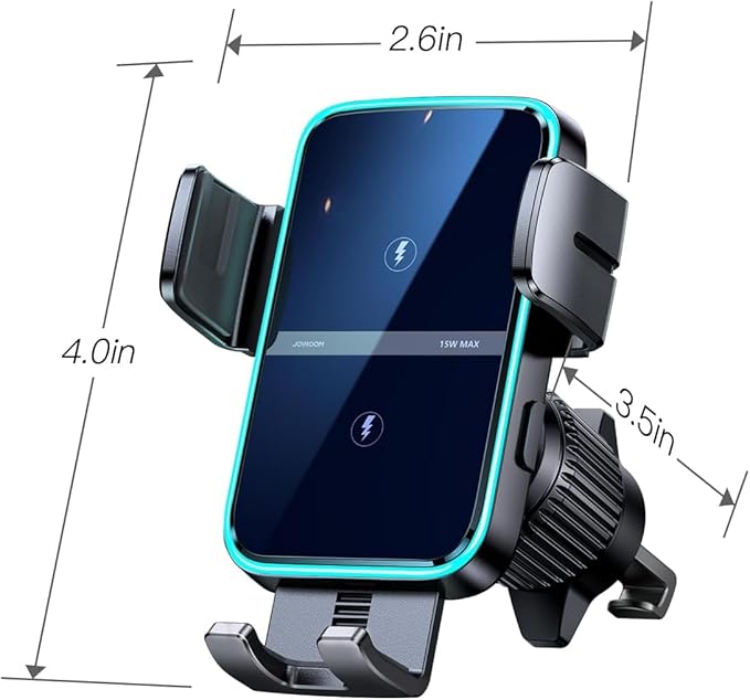 JOYROOM Wireless Car Charger Mount【Dual Coil】 Car Phone Holder Charger - Image 7