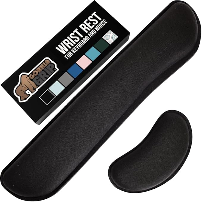 GORILLA GRIP Silky Memory Foam Wrist Rest by GorillaGrip