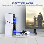 PS5 Slim Cooling Fan with LED Light, Adjustable Speed, USB 3.0 Port, Silent - Image 7