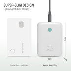 Nimble Champ Lite Portable Charger, 5200mAh Fast Charging Power Bank 15W USB C - Image 6