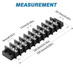 GLOSO Terminal Blocks Double Row Stainless 11 mm Pitch TBC, Marine Grade - Image 2