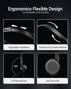 Wired Headphones with Microphone Headset - Image 5
