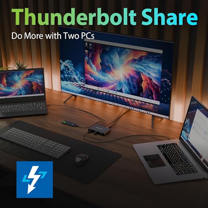 IOGEAR Quantum Thunderbolt 4 Mini Dock, Single 8K / Dual 4K Display, 40 Gbps - Image 5