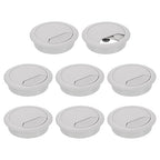 uxcell 8 Pcs 60mm Desk Grommet, Plastic Cable Hole Cover, Wire Cord Cable by uxcell