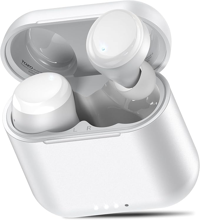 TOZO T6 Wireless Earbuds, Stereo Sound in Ear Headphones, 50 Hours Playtime by TOZO