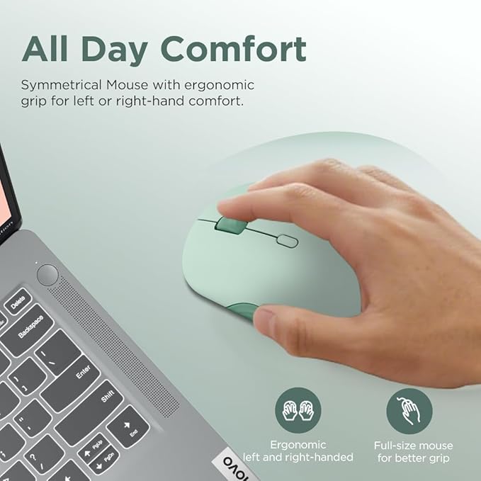 Lenovo 350 Wireless Bluetooth Mouse, Silent Click, 3 Level DPI, 36 Month - Image 6
