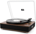 LP&No.1 Record Player with Stereo Speakers, 3-Speed Belt-Drive Turntable by LPNo1
