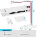 LED Desk Lamp with Night Light, Fast Wireless Charger, USB Charging Port - Image 8