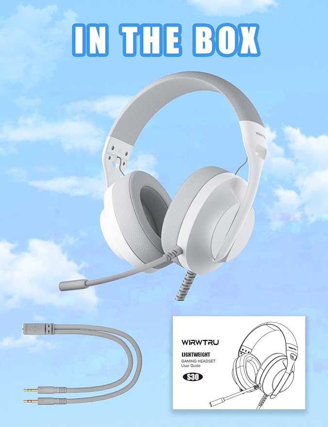 S30 Gaming Headset with Microphone, 198g Lightweight Design, Wired Gaming - Image 7