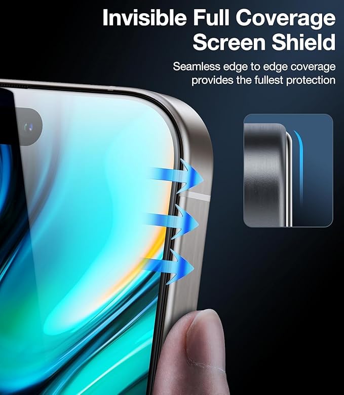 UltraGlass Ultra 9H+ Glass for iPhone 14 Pro Privacy Screen Protector Glass - Image 8