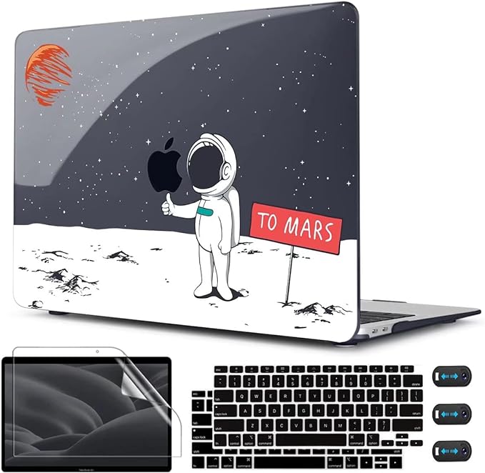 CISSOOK Compatible with MacBook Air 13 inch Case 2021 2020 2019 2018 Release by CISSOOK