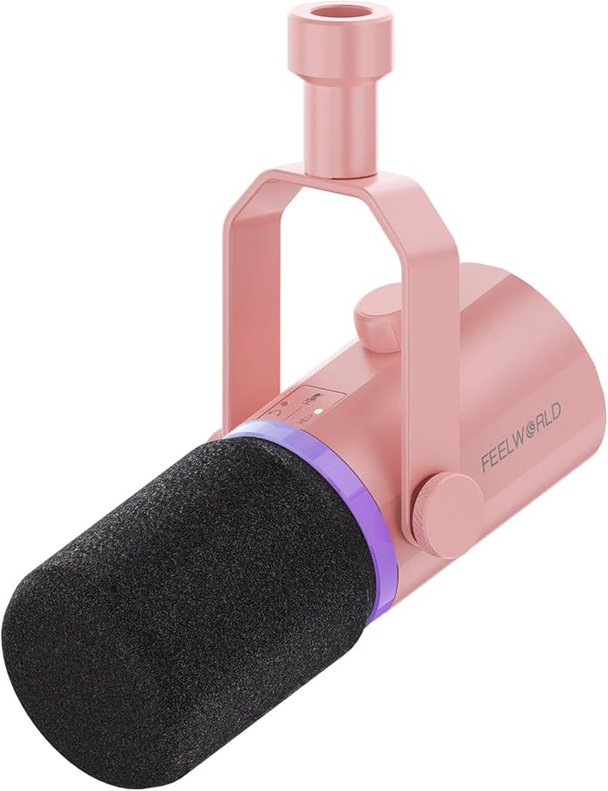 FEELWORLD PM1 XLR USB Dynamic Microphone Gifts by Feelworld