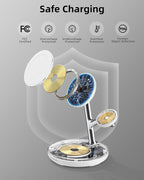 3 in 1 Magnetic Wireless Charger Stand - Image 3