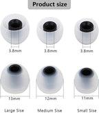 Silicone Replacement Earbud Tips Earbud Covers Fit - Image 2