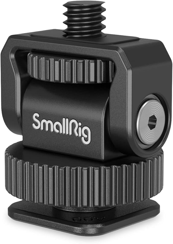 SmallRig 1/4" Mini Ball Head Cold Shoe Mount Adapter - Image 3