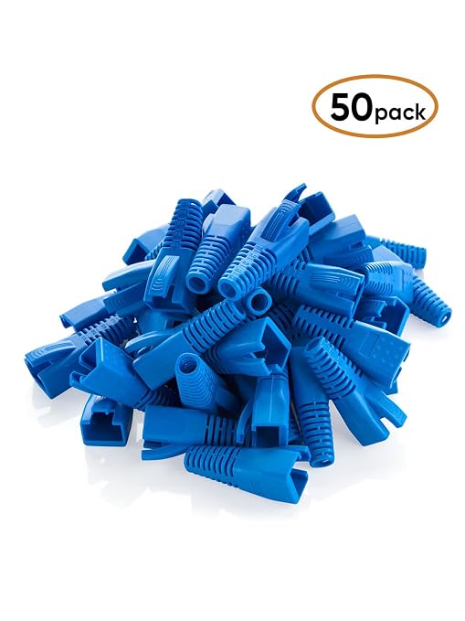 CableCreation RJ45 Ethernet Network Cable Strain Relief Boot 50-Pack Fits CAT5 - Image 7