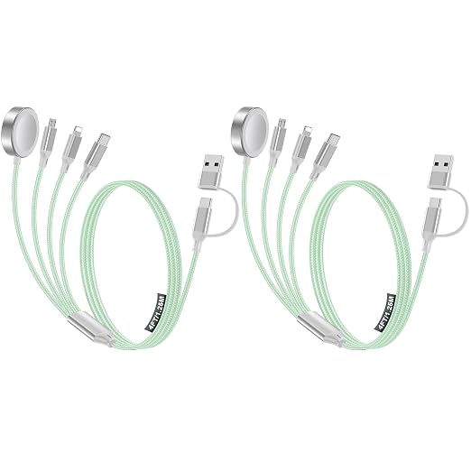 2 Pack Charging Cable for Apple Watch Charger/Samsung/iPhone Charger, by HitfineLLC