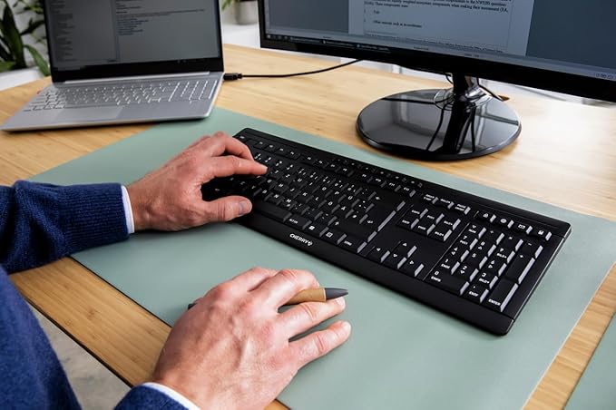 Cherry Stream Comfort Desktop Wireless Keyboard and Mouse | USB SX Scissors - Image 8