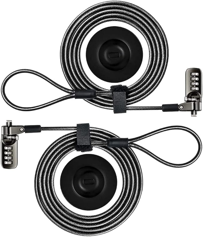 I3C Laptop Cable Lock 4 Digital Combination Lock Security Computer Cable Lock by I3C