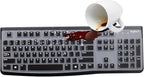 Silicone Keyboard Cover for Logitech K120 & MK120 Ergonomic Desktop USB Wired - Image 6