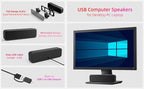 Computer Speakers for Desktop PC, External Speakers for Laptop, Mini Computer - Image 2