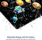 Solar System Planets Stars and Milky Way Galaxy Space Gaming Mouse Pad Square - Image 5