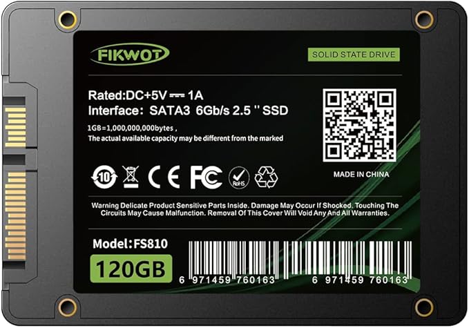 FS810 500GB SSD, 2.5" SSD SATA III 6Gb/s, Solid State Drives, 3D NAND TLC Flash - Image 7