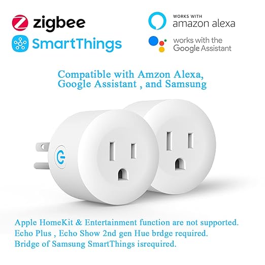 Smart Plug, DOGAIN Zigbee Smart Plugs Outlet Works - Image 5