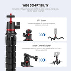 NEEWER Tripod for iPhone with Remote/Action Camera Mount Adapter/Phone Holder - Image 2