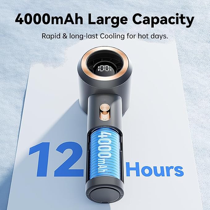Portable Fan For Travel Mini: Small Pocket Handheld Personal Rechargeable - Image 5