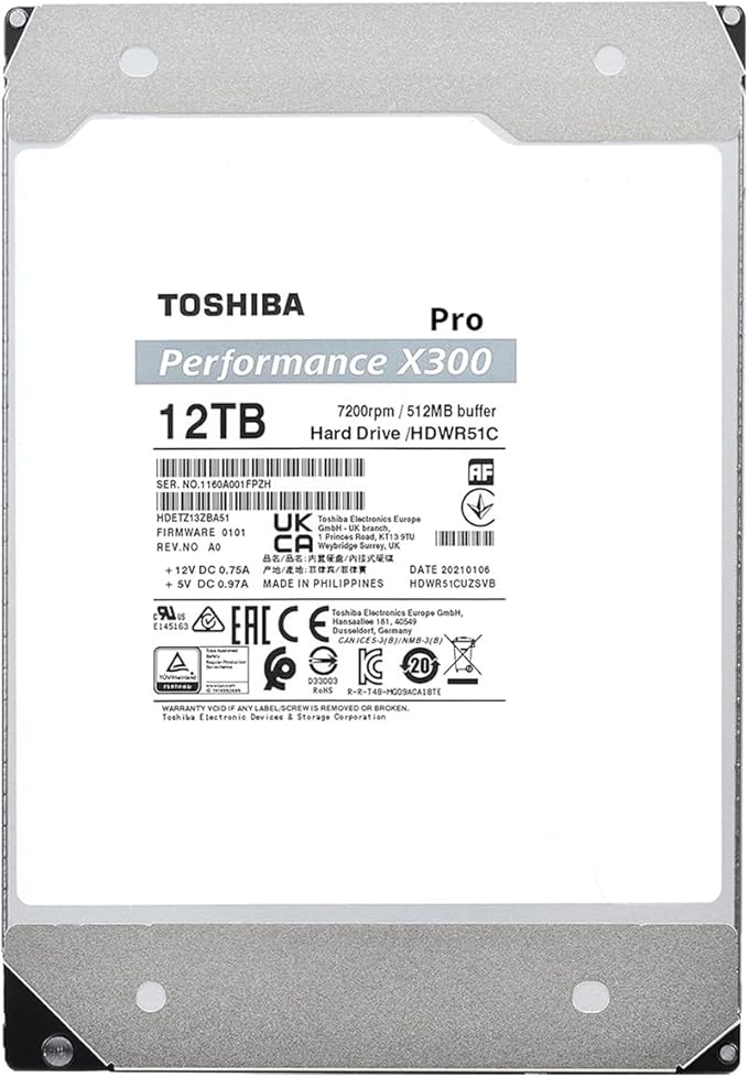 Toshiba X300 PRO 12TB High Workload Performance - Image 2