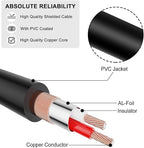 J&D 1/4 inch to 3.5mm Headphone Adapter, Heavy Duty Copper Shell Connecter - Image 6