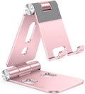 OMOTON Foldable Cell Phone Stand, C4 Portable Aluminum Phone Holder, Adjustable by OMOTON