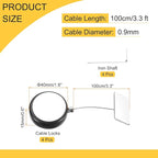 MECCANIXITY 3.3ft Retractable Cable Lock - Image 2