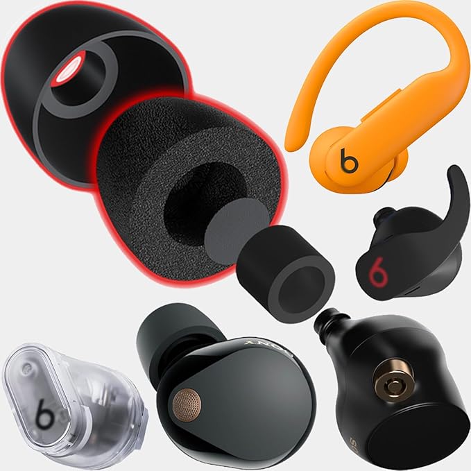 AirFoams Pro Universal Memory Foam Ear Tips by CharJenPro
