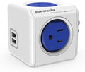 USB Wall Plug, Allocacoc PowerCube |Original|, 4 Outlets and 2 USB Ports by Allocacoc