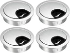 uxcell Cable Hole Cover, 2Inch/50mm Zinc Alloy Desk Wire Cord Cable Grommets by uxcell