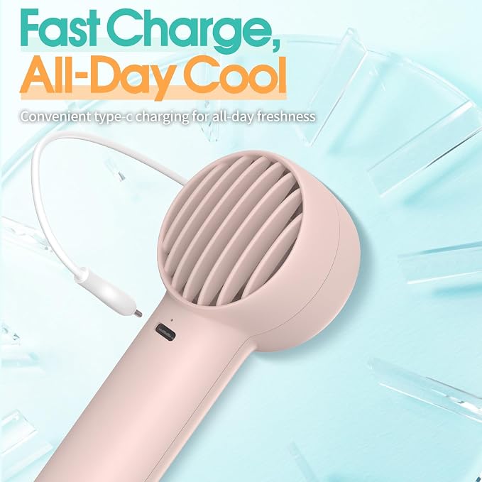 Mini Portable Fan, USB Personal Handheld Fan - Image 5