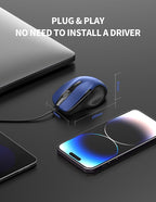 TECKNET USB Wired Mouse, 6-Button Corded Mouse - Image 6