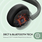 Yealink WH64 Hybrid with DECT Dongle, 492ft Range, 32 Talk Time Bluetooth - Image 2