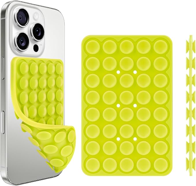 1 Pack Silicone Suction Cup Phone Case Mount Double Sided, Phone Accessories by Giumel