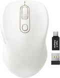 Trueque Wireless Mouse for Laptop, 2.4GHz Ergonomic Computer Mouse by Trueque