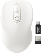 Trueque Wireless Mouse for Laptop, 2.4GHz Ergonomic Computer Mouse by Trueque