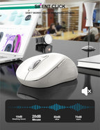 Trueque Wireless Mouse for Laptop, 2.4GHz Ergonomic Computer Mouse - Image 3