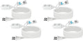 TiFFCOFiO Indoor Extension Cord, 2 Prong 6 Feet Extension Cord, 3 Polarized by TiFFCOFiO