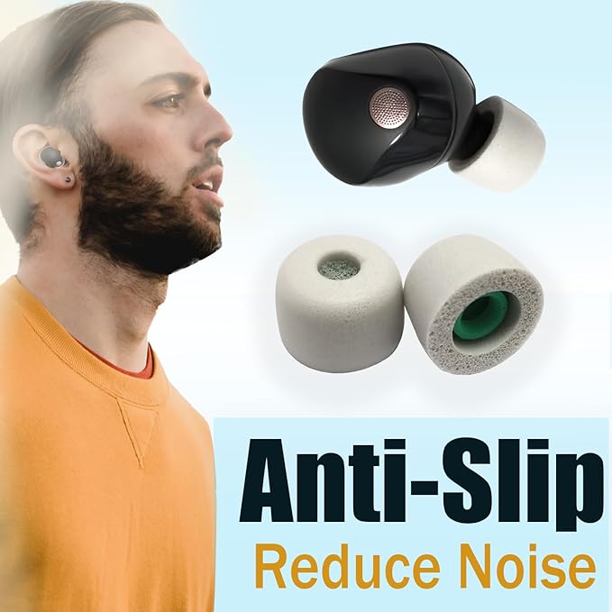 Memory Foam Tips for Sony WF-1000XM5 Replacement Tips for WF-1000XM5 WF-1000XM4 - Image 5